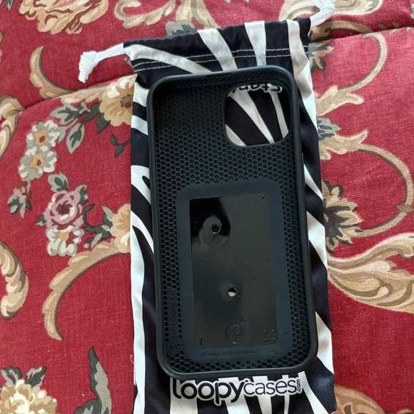 Loopy Case Zebra Pattern Pouch - Picture 3 of 4